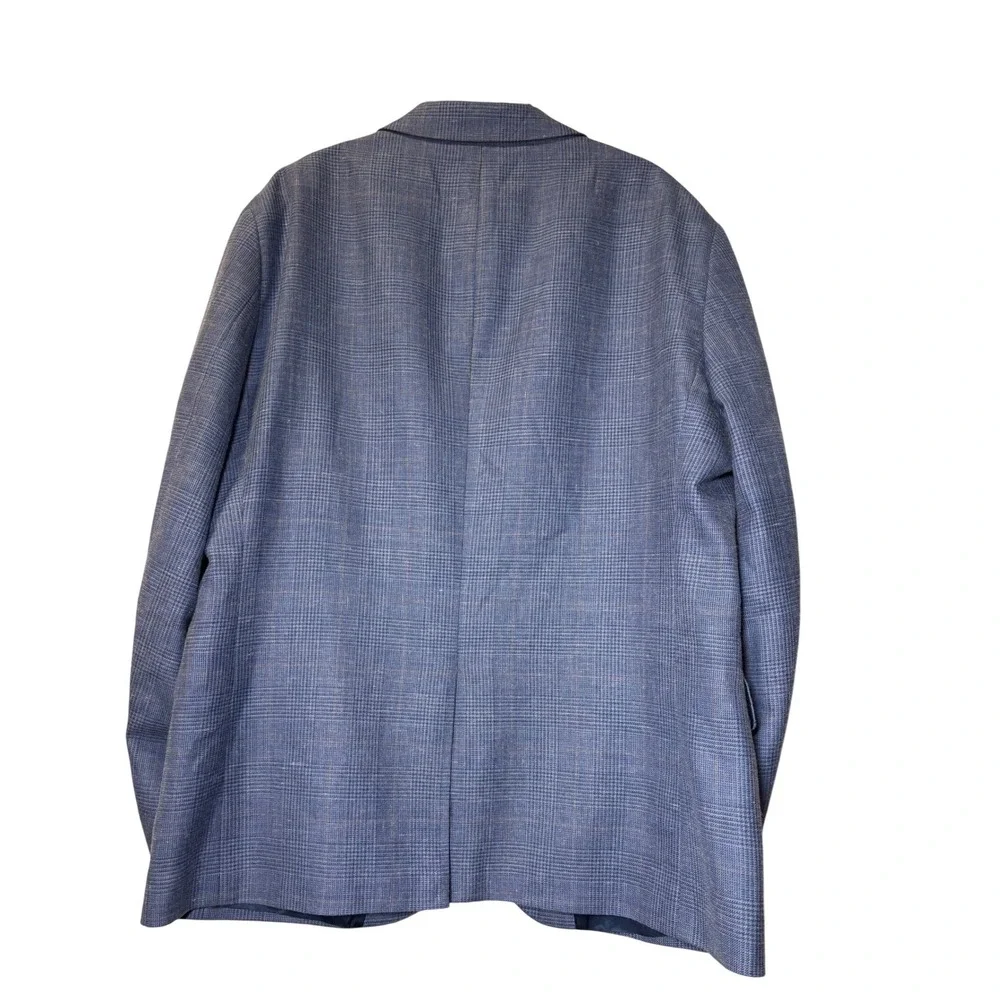Lauren Ralph Lauren Blue Plaid Two Button Blazer‎ Sport Coat